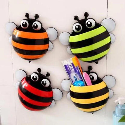 Bee Toothbrush Holder - Assorted Colours