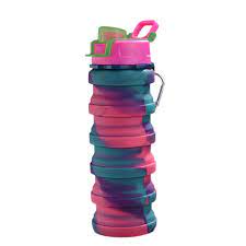 Rainbow Collapsible Water Bottle