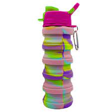 Rainbow Collapsible Water Bottle