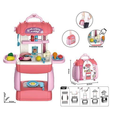 Jumbo Play Case - Pink Kitchen