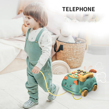 Cat Shaped Musical Telephone Toy