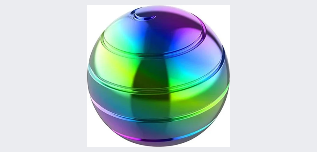 Rainbow Kinetic Super Spinner Ball