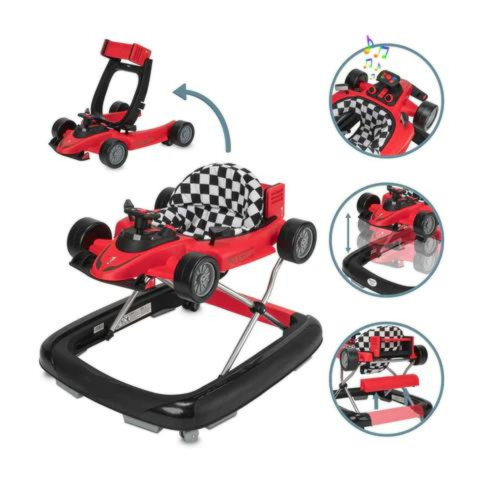 F1 2 in 1 Baby Walking Ring and Push Walker