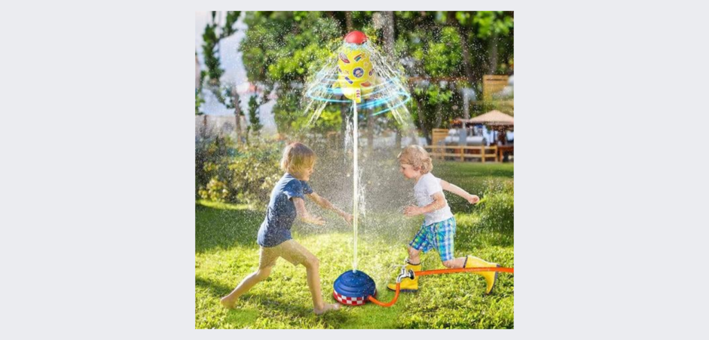 Rocket Space Sprinkler - White