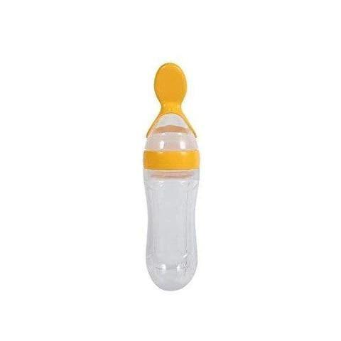 silicone baby nursing bottle orange