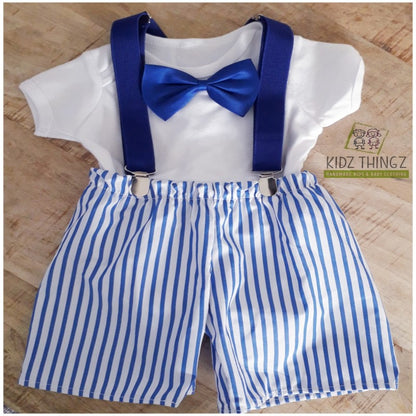 Baby Boys Babygro Set White