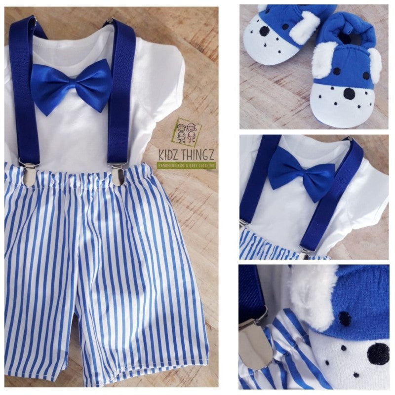 Baby Boys Babygro Set White